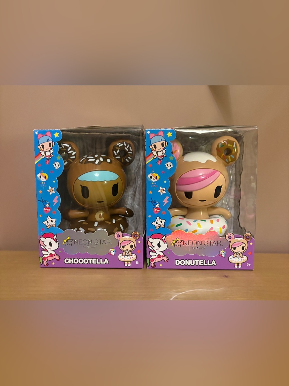 tokidoki x Neon Star DONUTELLA & CHOCOTELLA